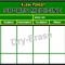 Dry Erase board in your school colors