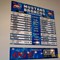 Swim Record Board for the Mustang Broncos