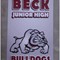 Yard Sign for Beck Jr. High