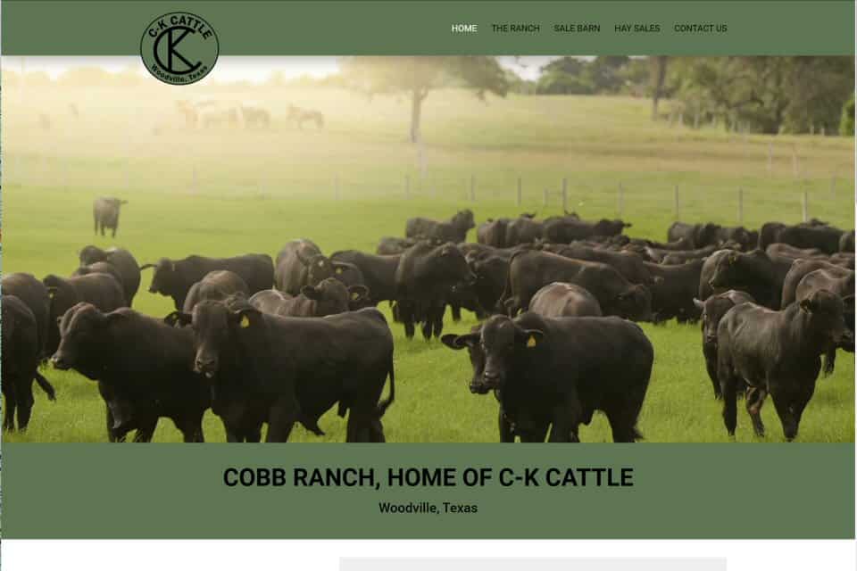 Cobb Ranch, Home of C-K Cattle by Sign Solutions
