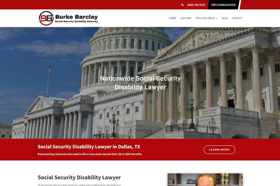 Burke Barclay Social Security Disability Lawyer by Sign Solutions